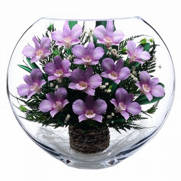 "NaturalFlowers" Арт: ELO-01 цветы в стекле